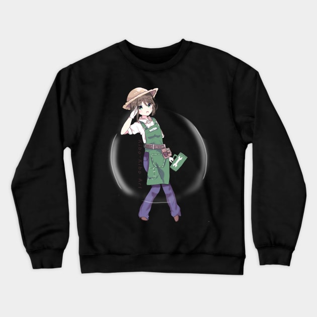 Emma idv Crewneck Sweatshirt by Kibo-Kibo